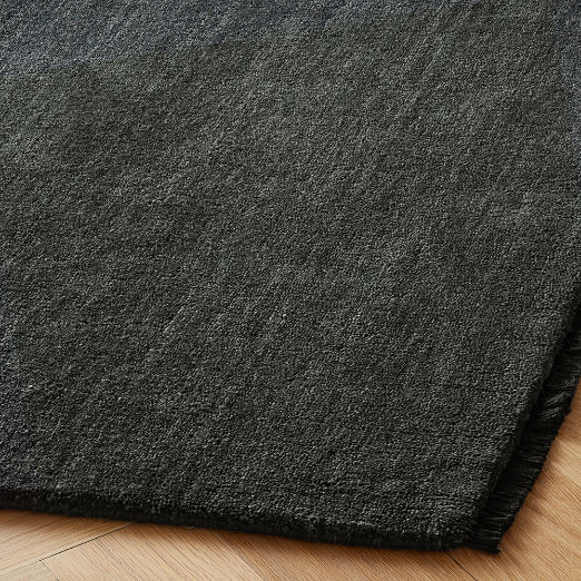 Henry Charcoal Handloomed Wool Area Rug