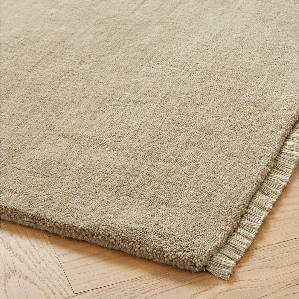 Henry Handloomed Neutral Wool Area Rug 9'x12' + Reviews