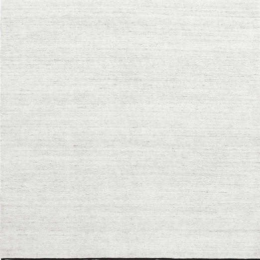 Henry Handloomed Black and White Wool Rug Swatch 12"x12"