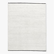 Henry Handloomed Black and White Wool Area Rug 9'x12'