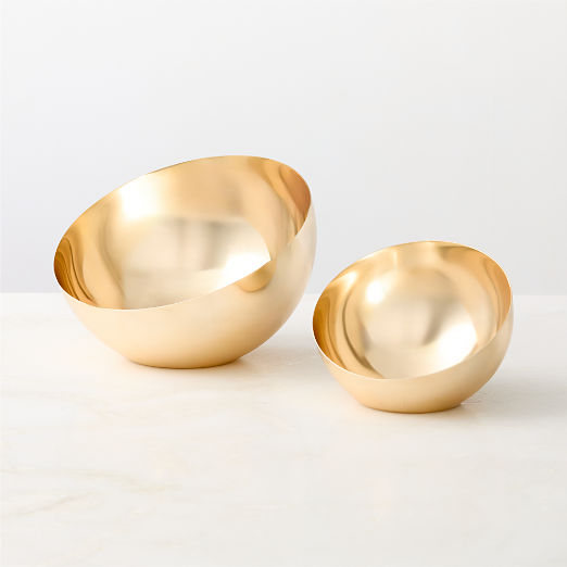 Hera Bronze Serving Bowls