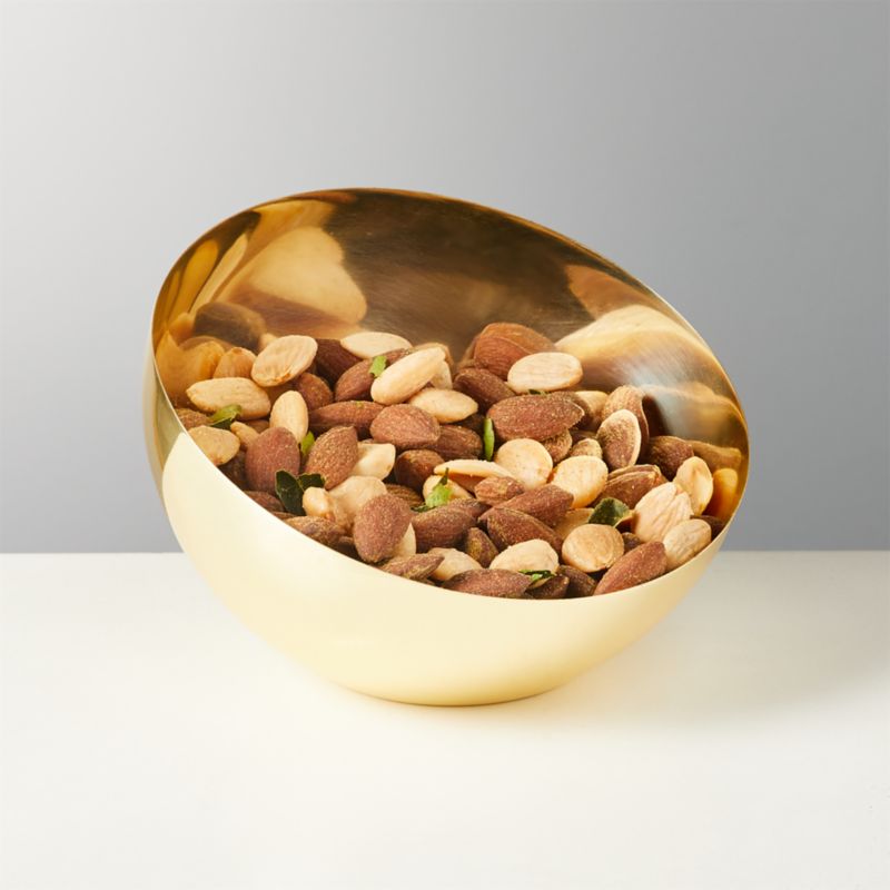 Hera Champagne Gold Serving Bowl Large - image 1 of 6