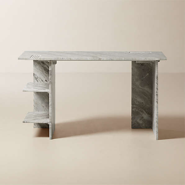 Small marble deals desk