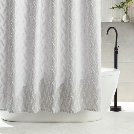 Heritage Grey Shower Curtain Reviews Cb2 Canada