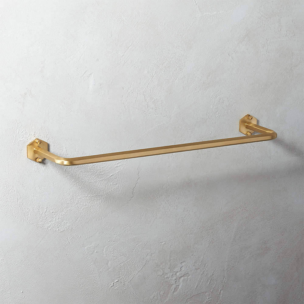 Palmaria - 18 Bamboo Towel Bar - Antique Brass