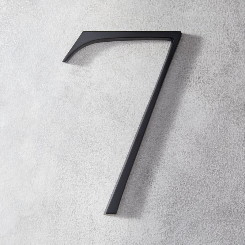 View Heymland 6" Black House Number 7 details