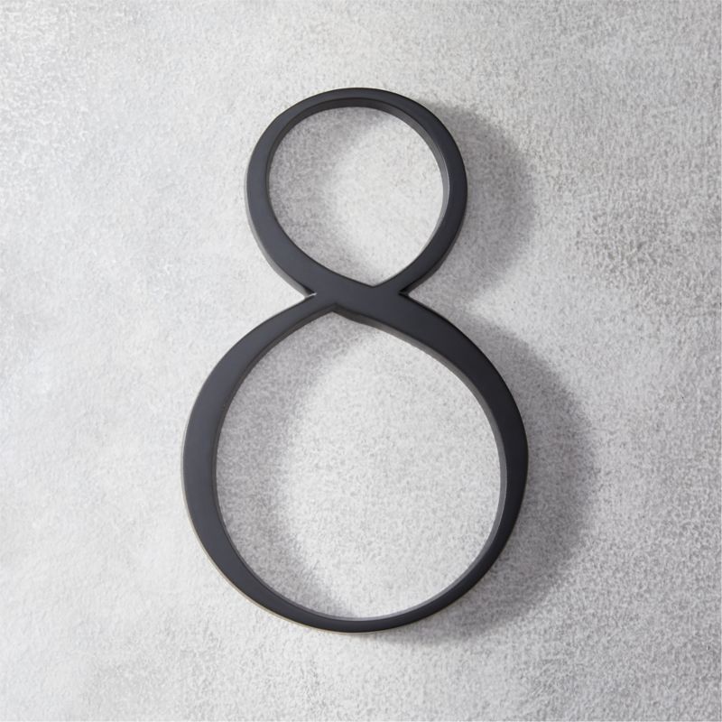 View Heymland 6" Black House Number 8 details