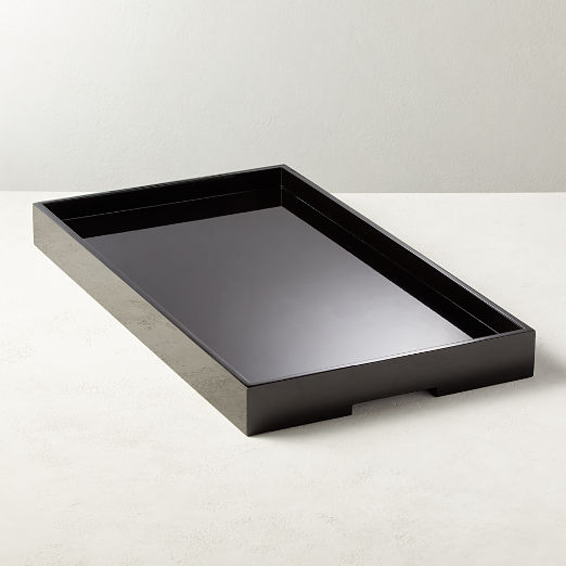 metal ottoman tray