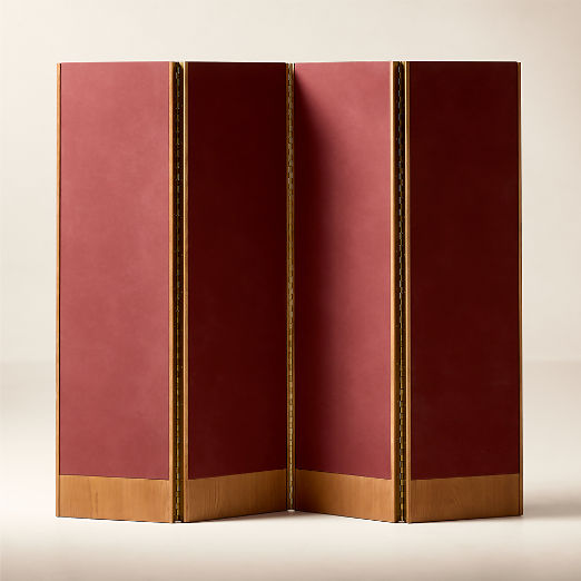 Hide and Seek Vegan Leather Room Divider by Casa Dean by Swizz Beatz