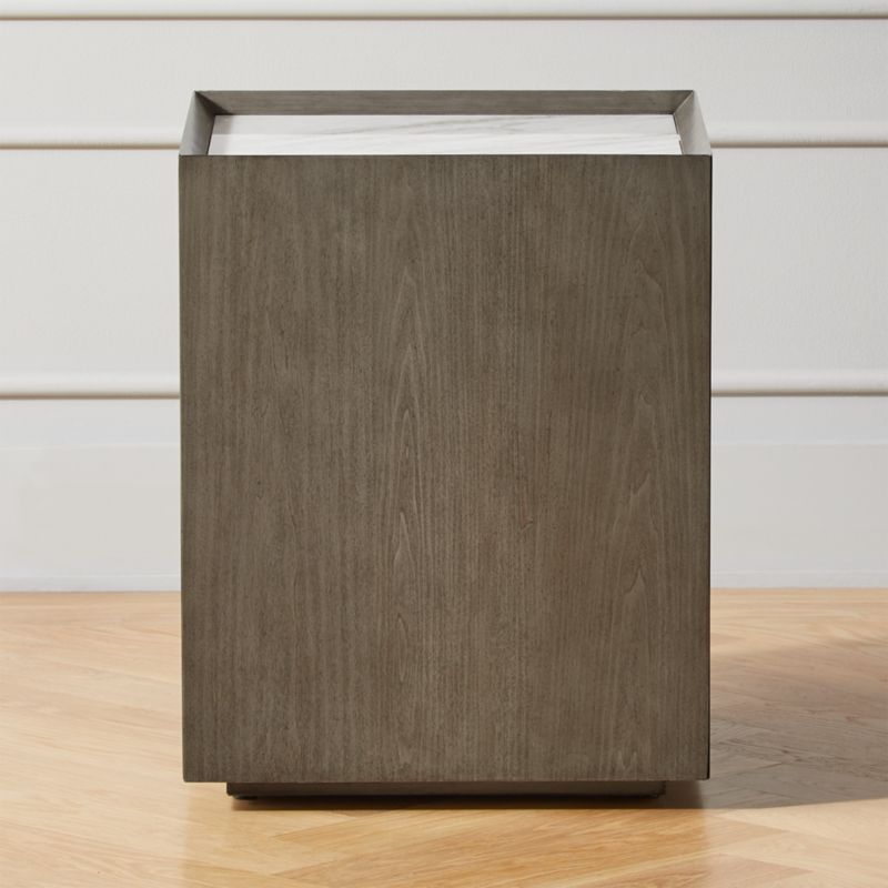 Hideaway Side Table With Storage Reviews Cb2