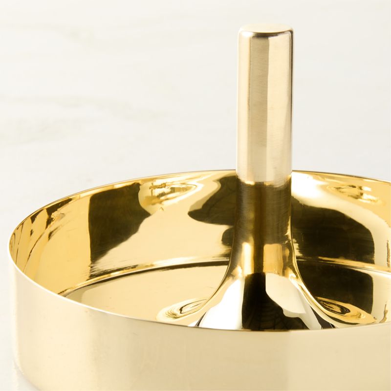 Hierarchy Unlacquered Polished Brass Catchall Dish by Bill Curry - image 3 of 4