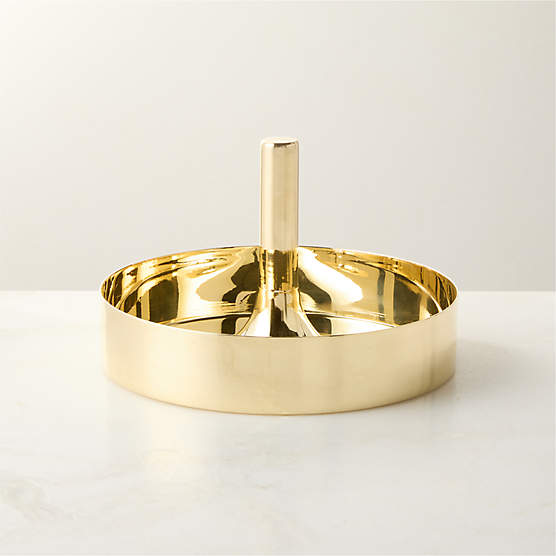 Hierarchy Unlacquered Polished Brass Catchall Dish by Bill Curry