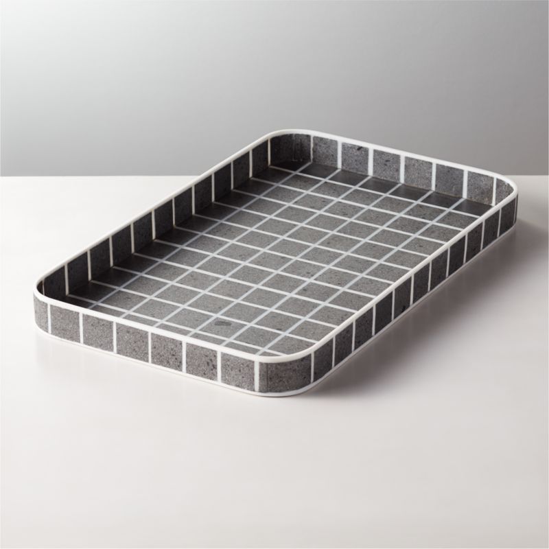 View Hilo Lava Stone and Resin Tray details