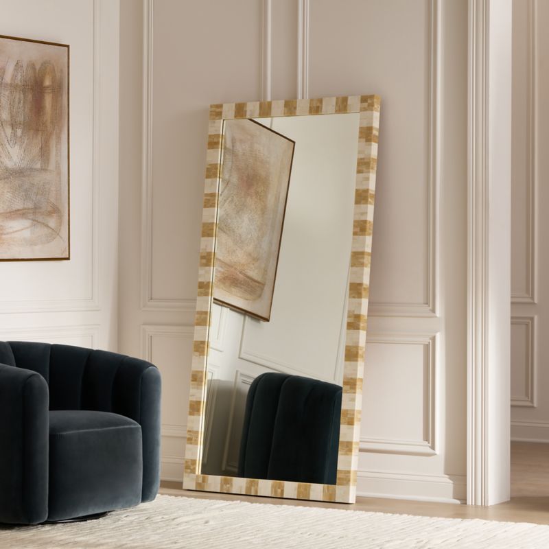 Honor Bone Inlay Full-Length Floor Mirror 36"x72" - image 2 of 6