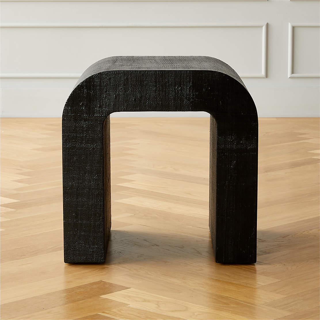 Ipsilon Black Metal Side Table | CB2 Canada