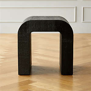 Black wood on sale side tables