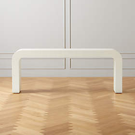 Linen shop console table