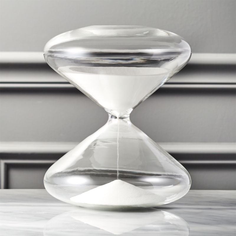 glass hourglass