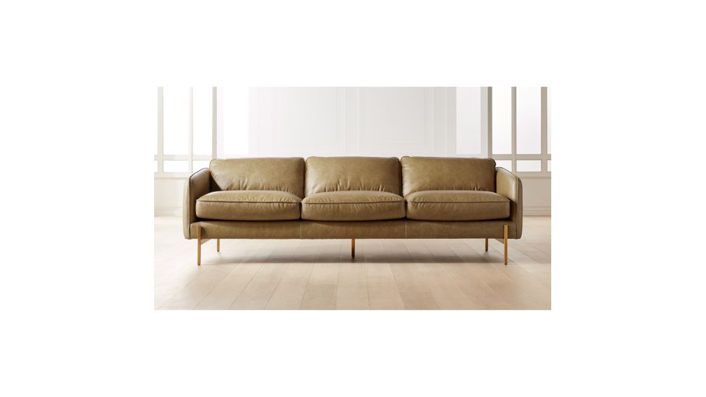 hoxton saddle leather sofa