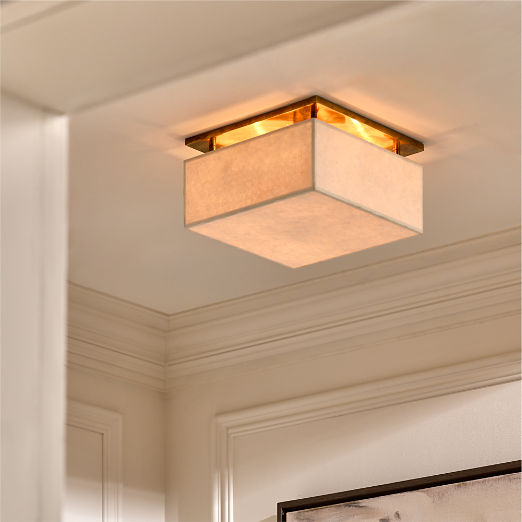 Hunter Paper Flush Mount