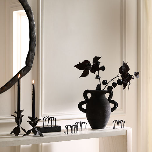 Huntsman Black Cast Aluminum Decorative Spider 2.25"