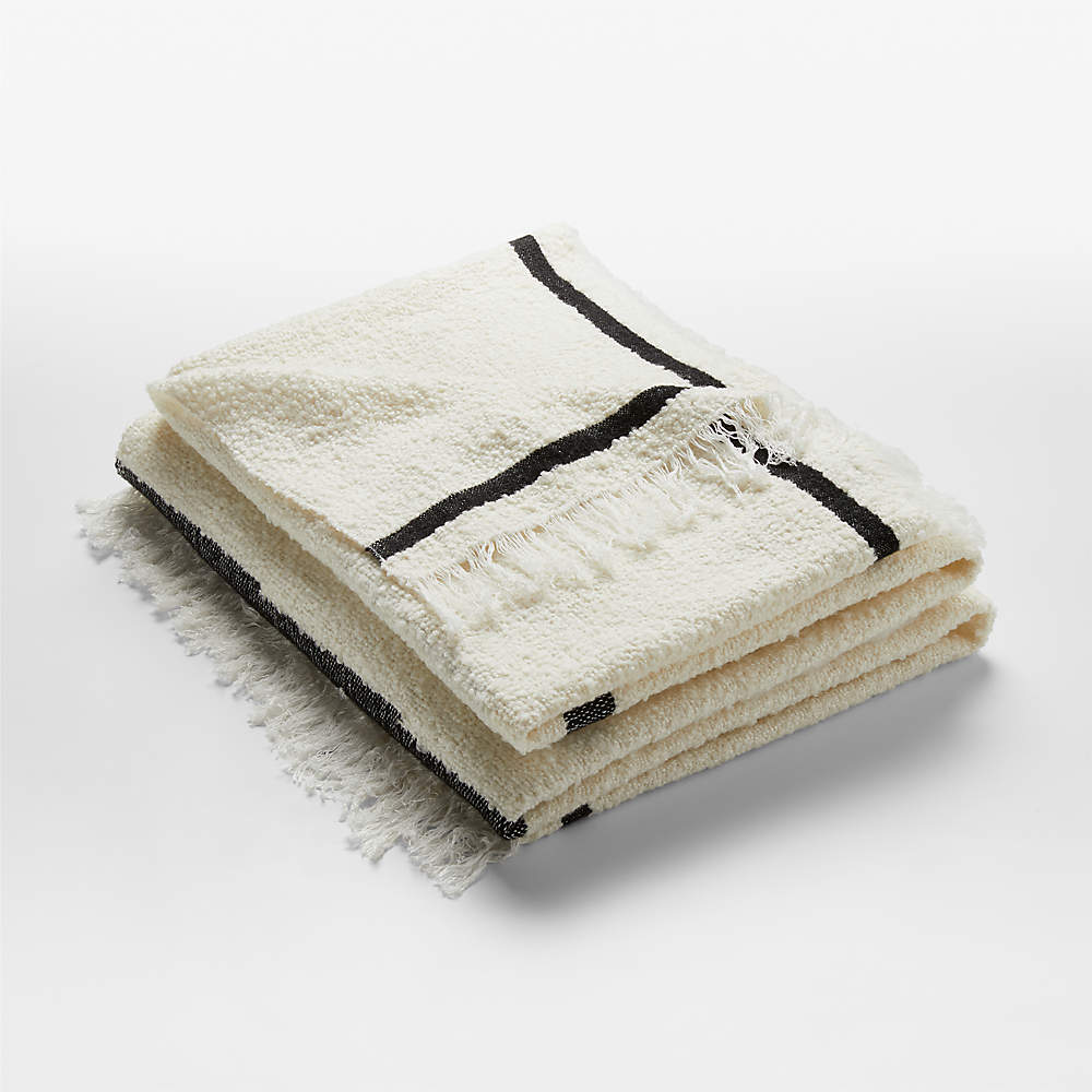 Lineage Woven Striped Throw Blanket by Kravitz Design