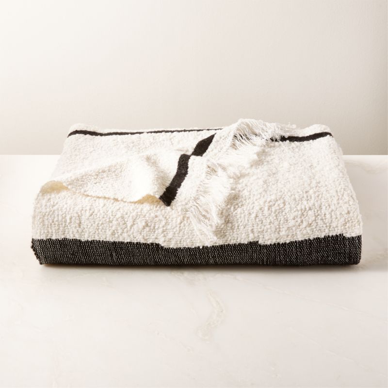 Black & white online throw blanket