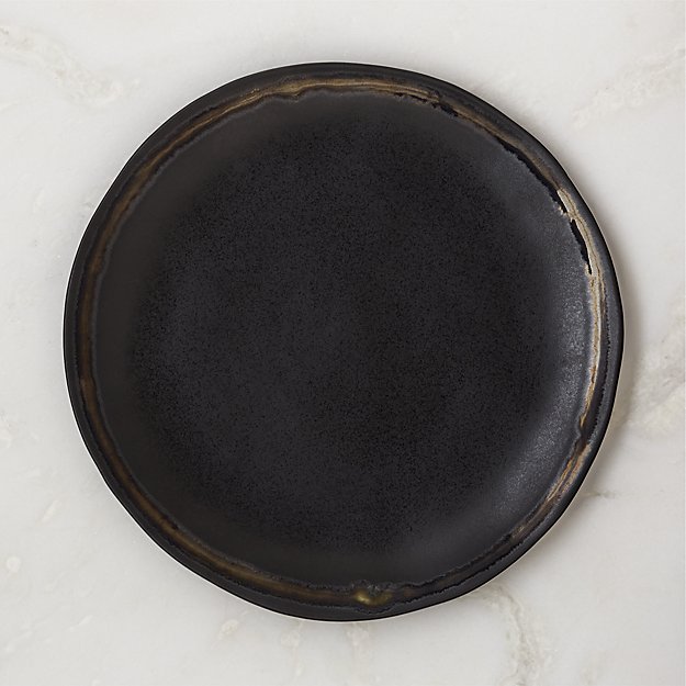 Modern Black Ceramic Plates CB2 Canada