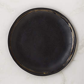 Crisp Modern Matte Black Dinner Plate + Reviews