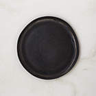 Hyacinth Black Salad Plate with Reactive Glaze