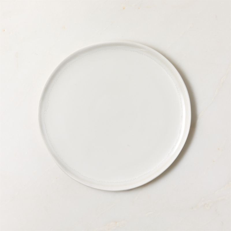 View Hyacinth White Salad Plate with Reactive Glaze details