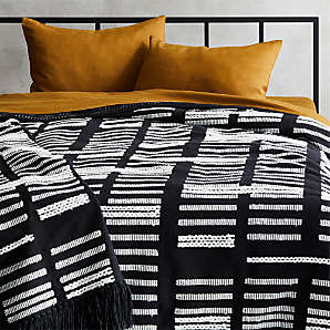 White Throw Blankets Cb2, Black Bed Throws King Size
