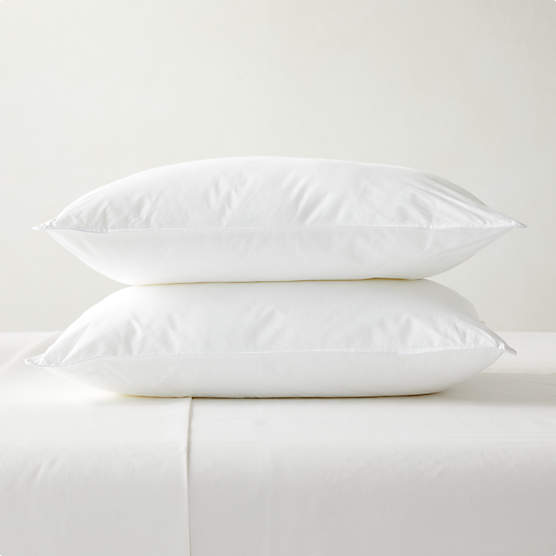 Hypoallergenic Down-Alternative Standard Pillow Inserts Set of 2