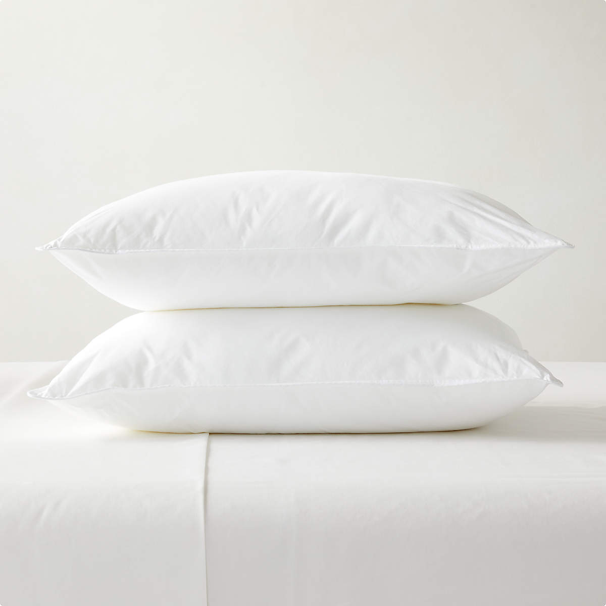 Hypoallergenic Down-Alternative Standard Pillow Insert + Reviews | CB2
