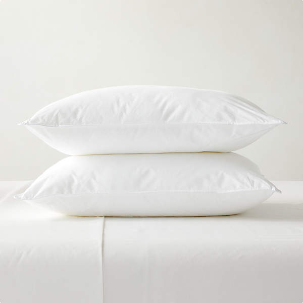 Down Alternative Hypoallergenic Pillow Insert Cotton Cover, 10x10, 12x12, 14x14, 16x16, 18x18, 20x20, 22x22, 24x24