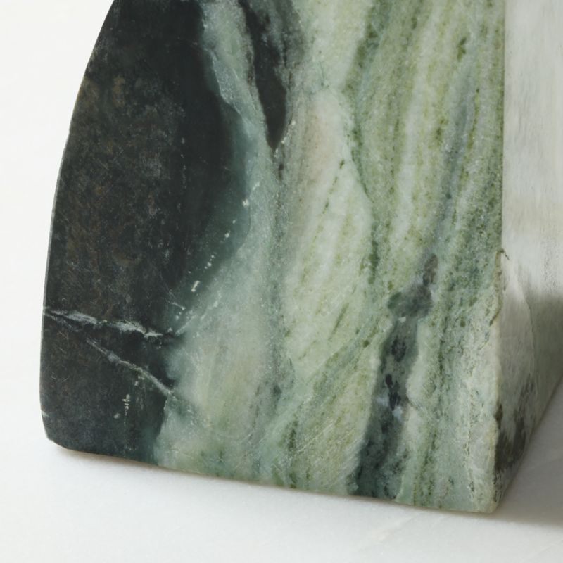 Ice Jade Green Marble Bookend - image 2 of 6