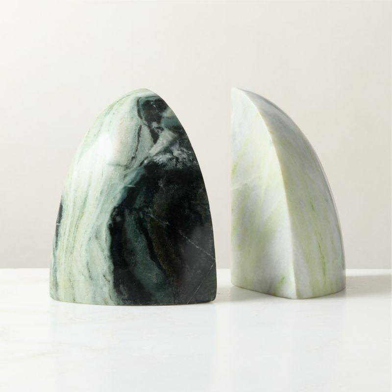 Ice Jade Green Marble Bookend - image 4 of 6