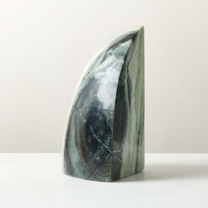 Ice Jade Green Marble Bookend - image 3 of 6