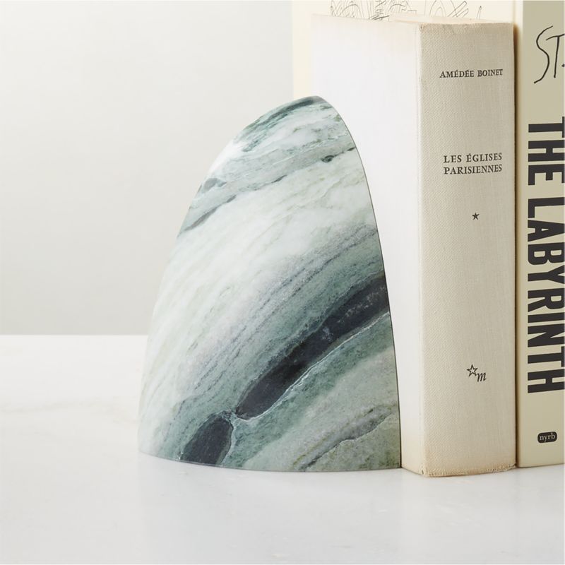 Ice Jade Green Marble Bookend - image 3 of 10