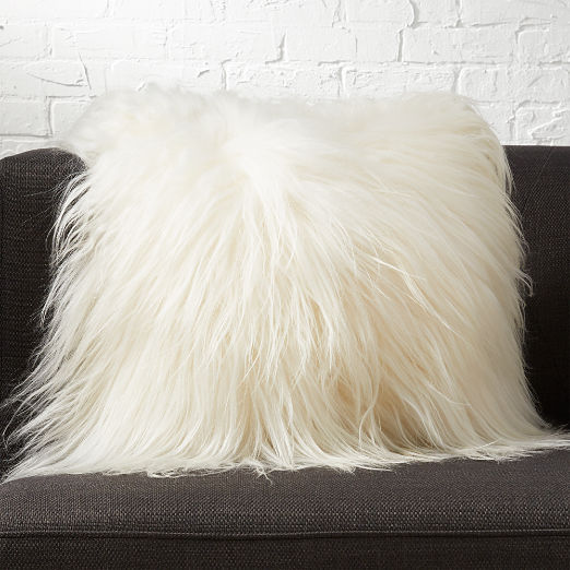 Sheepskin Pillows CB2