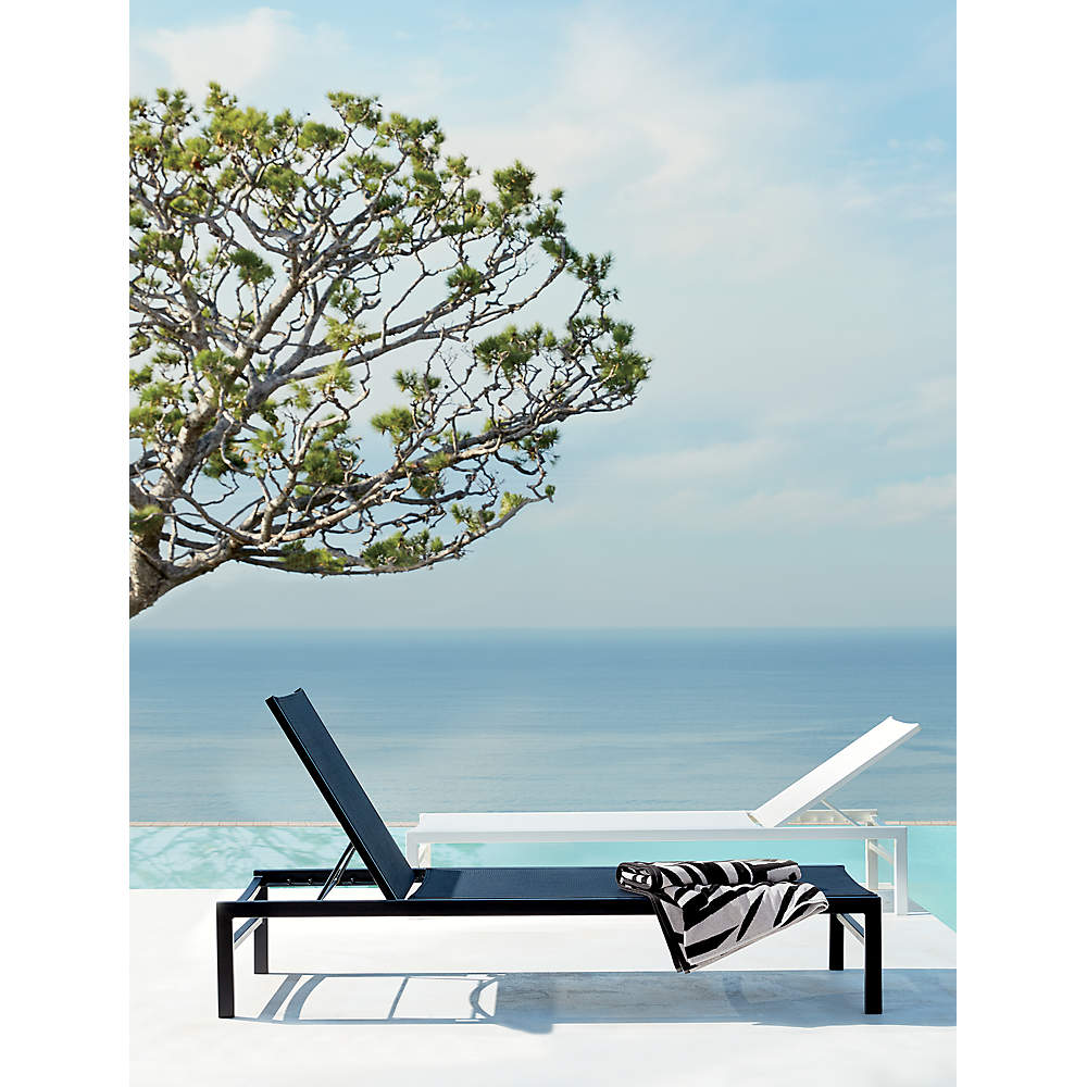 Cb2 best sale sun lounger