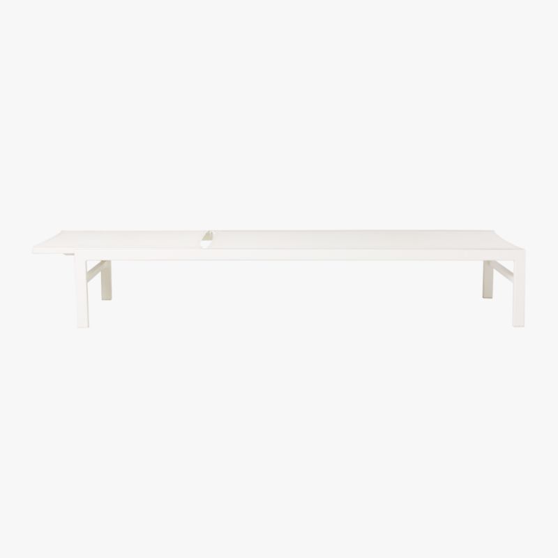 Idle White Outdoor Sun Lounger - image 8 of 10