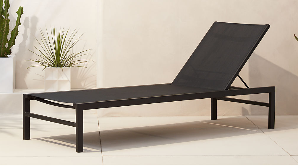 Black Metal Chaise Lounge Outdoor - Home Ideas