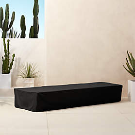 Idle Black Outdoor Sun Lounger