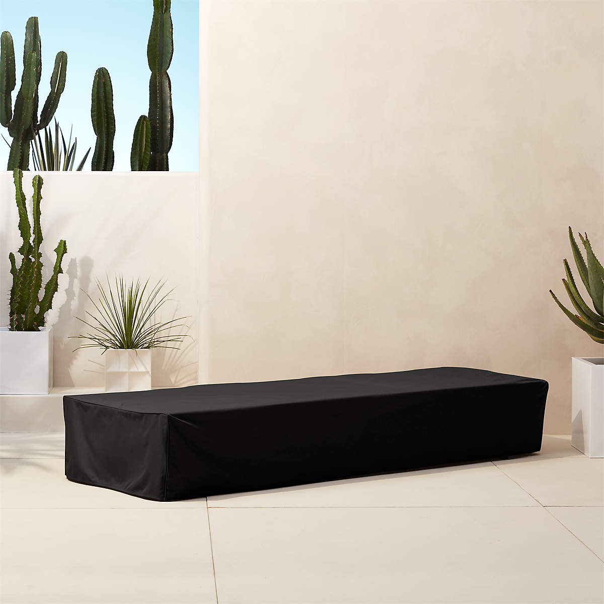 Idle Outdoor Patio Sun Lounger Cover + Reviews CB2