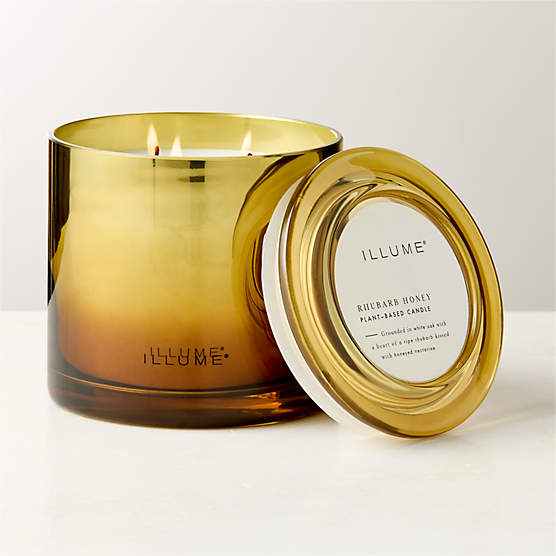 Illume Rhubarb + Honey Scented Candle 20.8oz