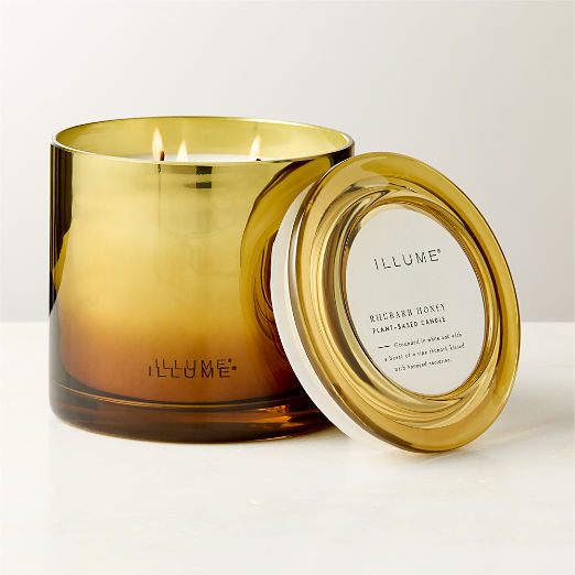 Illume Rhubarb + Honey Scented Candle 20.8oz