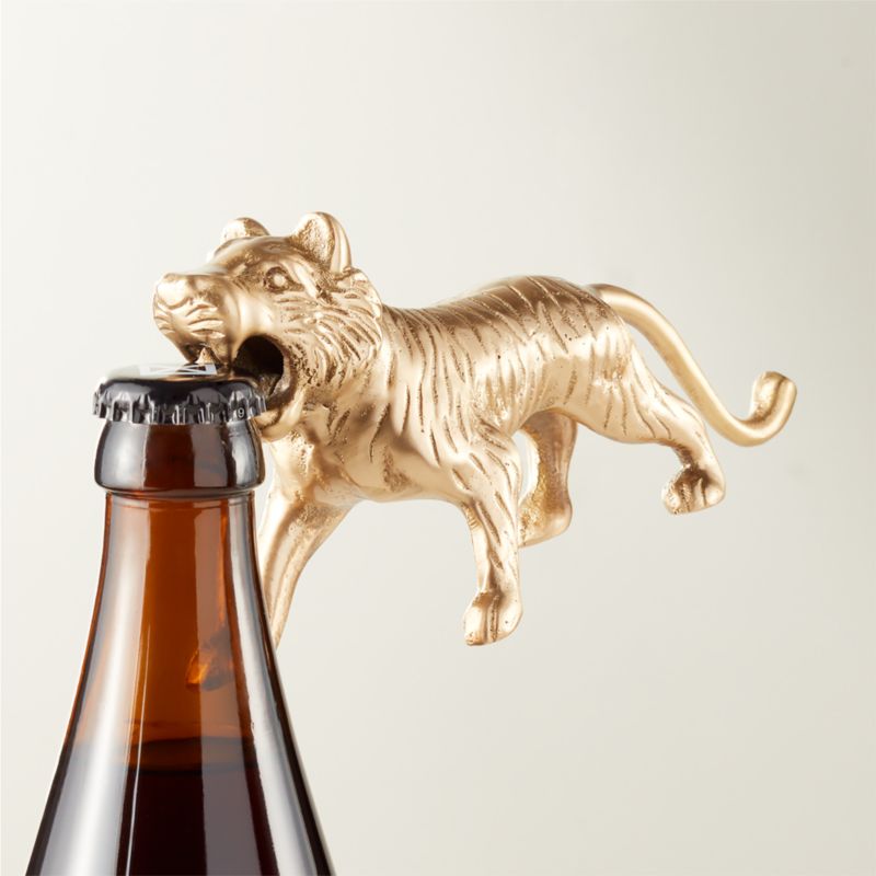 Imani Modern Brass Tiger Bottle Opener + Reviews