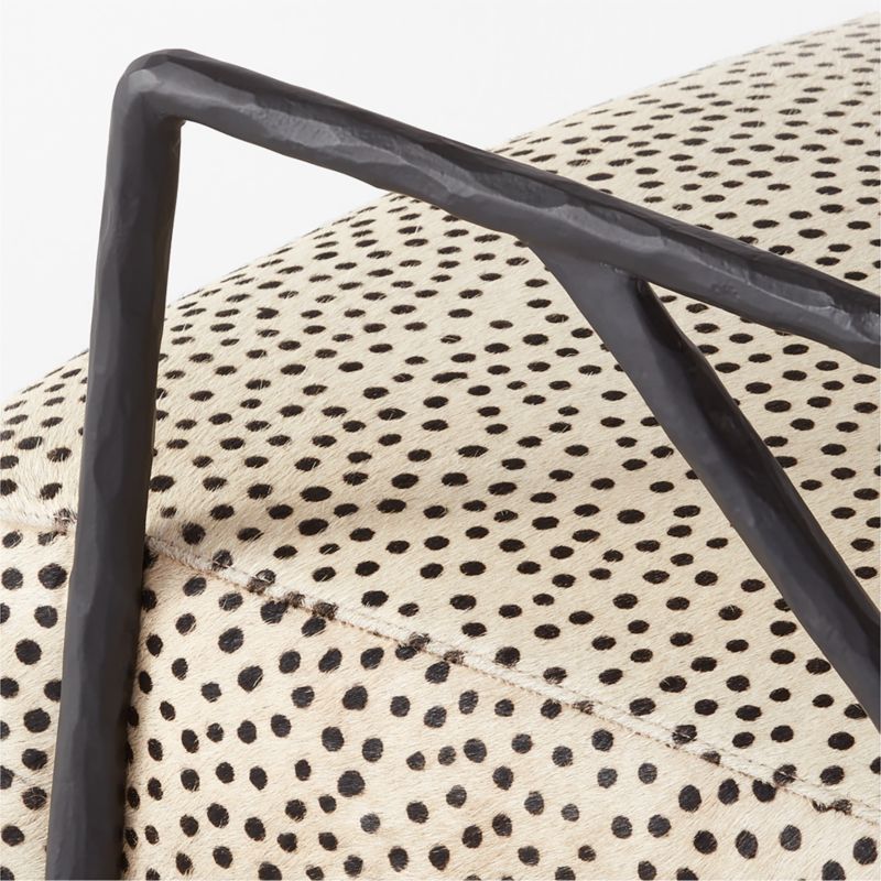 Imogene Dot Hair on Hide Lounge Chair - image 9 of 9