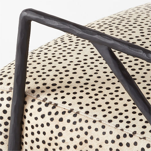 Imogene Dot Hair on Hide Lounge Chair